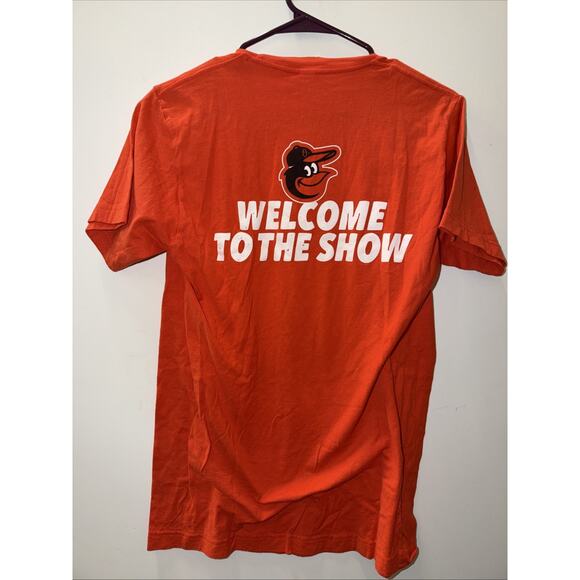 Grayson Rodriguez Gas 'Em Up SGA T-Shirt M Baltimore Orioles Orange MLB - Picture 4 of 5